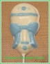 4100 Baby Rattle Chocolate or Hard Candy Lollipop Mold